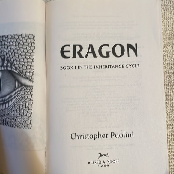 🌈2/$8 Eragon #1 in The Inheritance Cycle Series - Picture 7 of 12